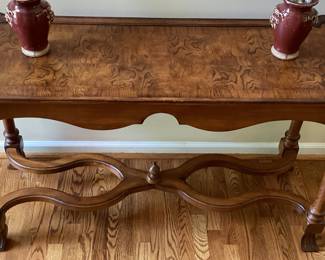 Vintage Victorian style sofa table