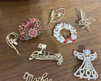 Costume Jewelry Pins