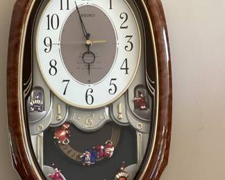 Oval Wood Clock