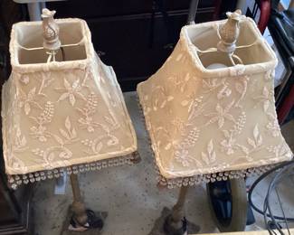 Set of 2 Decorative lamps with shades