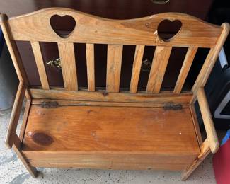 Child's Heart Bench