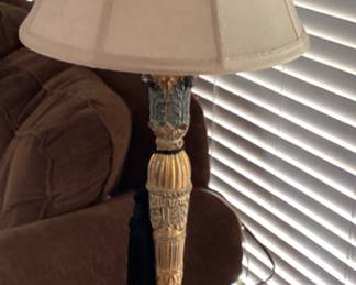 Table Lamp Gold Base and Shade