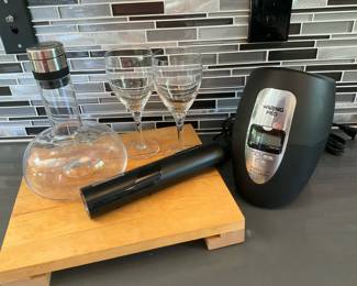 Wine chiller and other supplies