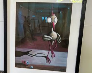 Framed artwork
