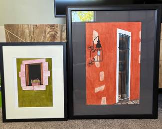 Framed artwork