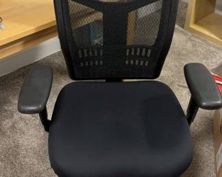 Office chair and wood Ikea task table