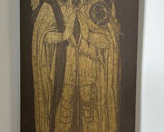 English Tomb Rubbing art