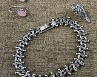 Sterling link bracelet