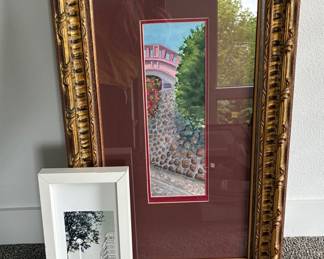 Framed artwork