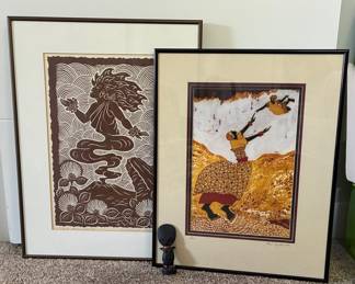 Framed artwork