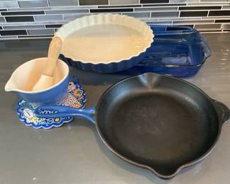 Cast Iron and other Le Creuset baking dishes