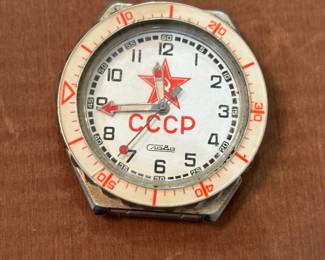 Rare vintage Slava Soviet Union Military Watch (no band)