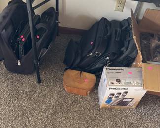Lots of computer bags