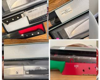 Several high end Japanese knives