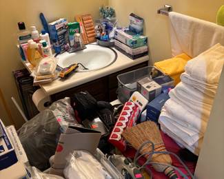 Bathrooms are full of bathroom stuff!