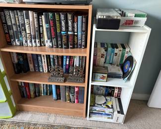 books, vhs , cassette , dvd