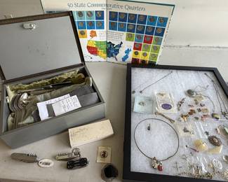 knives, jewlery , silver, sterling silver