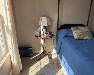 canopy bed, new treadmill
