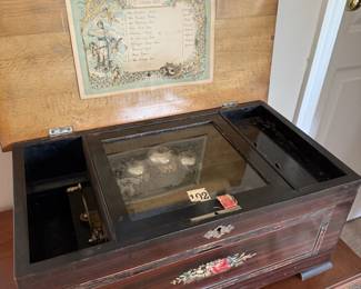 antique music box