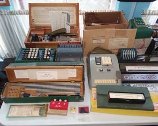 Vintage instruments, adding machines
