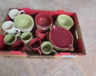 Fall season plates bowls and cups