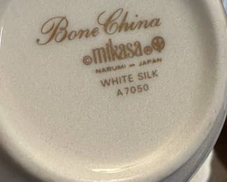 Mikasa White Silk Bone China
