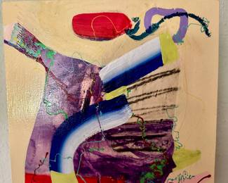 Original Soo Hong 'Morning Calm' Painting on board