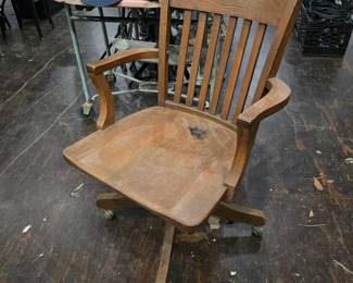 Oak Desk Chair