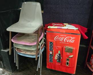 Chairs & Coca-Cola Memorabilia