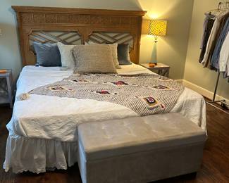 Ralph Lauren king bed 