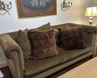 Ralph Lauren oversized corduroy sofa