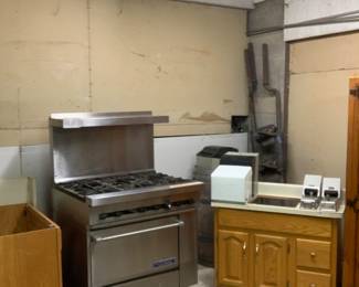 6 burner commercial gas stove and oven
