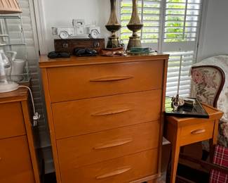 Mid Century Modern nightstand. 1956