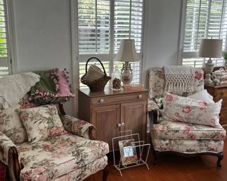 Floral Accent chairs