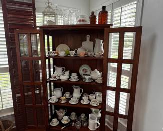 China. Cabinet with Beveled glass doors
