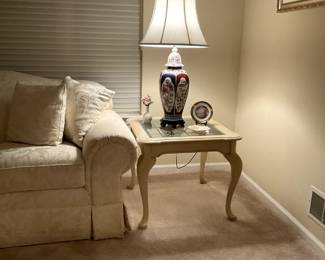 Lamps and side tables