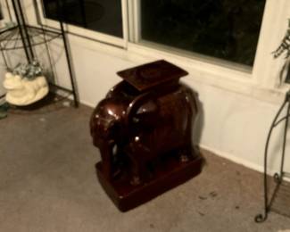 elephant plant stand