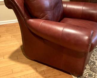 Leather comfy chair