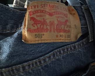 Levis 501 Buttonfly Jeans