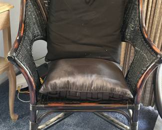 Black Wicker Chair