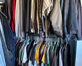 T-shirts, Dress Shirts, Jackets
