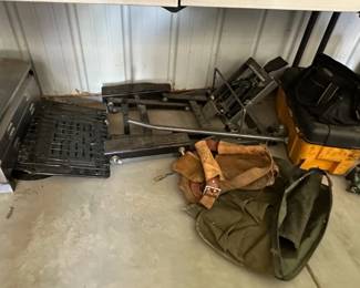 Stainless Grill, Motorcycle Jack, Tool Box, Bucket Caddy