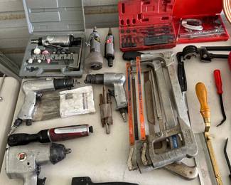 Hacksaws, Pneumatic Tools, Dremel, Flaring Tool, Rivet Tool
