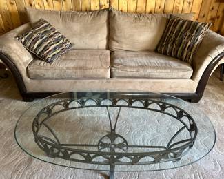 Iron & Glass Coffee Table