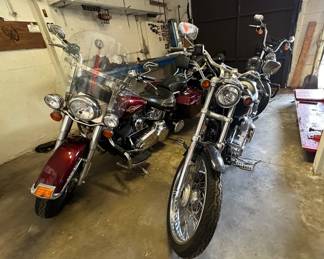 2001 Harley Davidson Dyna Low Rider & 2008 HD Heritage Softail