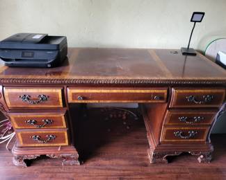 Desk and Printer