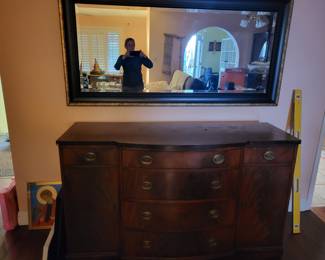 Buffet and large Mirror