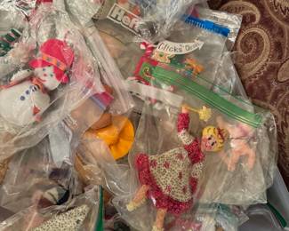 Vintage homemade Christmas Ornaments (TONS!!)