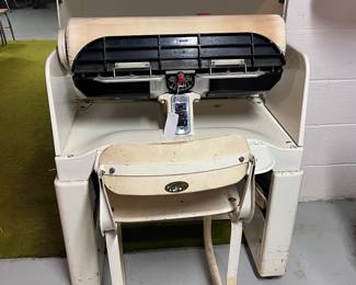 Vintage Mangle with chair