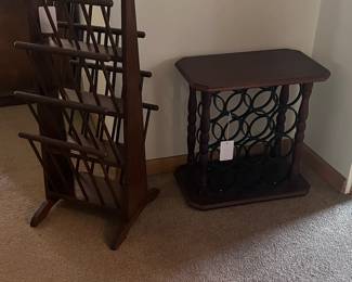 Unique Magazine stand, wine rack